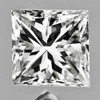 2.80 mm { 0.13 cts} Square Princess Cut Color F White Diamond Natural {VVS}
