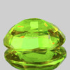 7x5.5 mm { 1.03 cts } Oval Excellent Rainbow Flash Intense Green Sphene Natural { Flawless-VVS }--AAA Grade