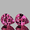 5x4 mm 2 pcs Pear Best AAA Fire Intense AAA Pink Sapphire Natural {Flawless-VVS}--AAA Grade