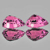 5x4 mm 2 pcs Pear AAA Fire AAA Padparadscha Pink Sapphire Natural {Flawless-VVS}--AAA Grade