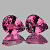 5x4 mm 2 pcs Pear AAA Fire AAA Padparadscha Pink Sapphire Natural {Flawless-VVS}--AAA Grade