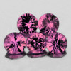 3.20 mm 5 pcs Round Brilliant Cut AAA Fire Natural Intense Pink Mahenge Spinel {Flawless-VVS}--AAA Grade