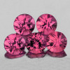 3.30 mm 5 pcs Round Brilliant Cut AAA Fire Natural AAA Jedi Pink Spinel {Flawless-VVS}--AAA Grade