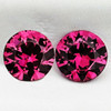 4.00 mm 2 pcs Round Brilliant Cut AAA Fire Deep AAA Pink Spinel Natural {Flawless-VVS}--AAA Grade