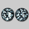 3.80 mm 2 pcs Round Brilliant Cut AAA Fire Natural Titanium Spinel {Flawless-VVS}