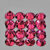 2.50 mm 12 pcs Round Brilliant Cut Extreme Brilliancy Premium Pink Red Ruby Natural {Flawless-VVS}--AAA Grade