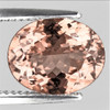 10x8 mm { 1.97 cts} Oval Brilliant Cut Extreme Brilliancy Natural Peach Pink Morganite [Flawless-VVS]--AAA Grade