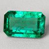 5.5x3.5 mm 1 pc Octagon Emerald Cut AAA Fire Intense Blue Green Emerald Natural