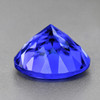8.00 mm { 2.01 cts} Round Brilliant Cut Extreme Brilliancy D Block Purple Blue Tanzanite Natural {Flawless-VVS1}--AAA Grade