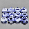 2.50 mm 9 pcs Square Princess Cut AAA Fire Natural Light Blue Sapphire {Flawless-VVS}