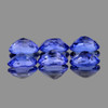 4x3 mm 6 pcs Oval Brilliant Cut AAA Fire Natural AAA Purple Blue Tanzanite {Flawless-VVS1}
