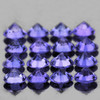 2.20 mm 16 pcs Round Machine Brilliant Cut Natural AAA Violet Blue Sapphire Natural {Flawless-VVS)--AAA Grade