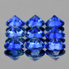 2.80 mm 9 pcs Round Brilliant Cut Extreme Brilliancy Intense AAA Ceylon Blue Sapphire Natural {Flawless-VVS}--Premium  Grade