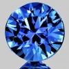 4.40 mm Round Brilliant Cut AAA Fire Natural Intense Bright Blue Sapphire {Flawless-VVS}--AAA Grade