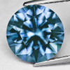 4.00 mm 1 pc Round Machine Brilliant Cut Extreme Brilliancy AAA Teal Blue Sapphire Natural {Flawless-VVS}--AAA Grade