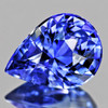 7x5 mm { 1.04 cts } Pear Best AAA Fire Intense Blue Sapphire Natural {Flawless-VVS}--AAA Grade