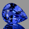 7x5 mm { 1.05 cts } Pear AAA Fire Intense Blue Sapphire Natural {Flawless-VVS}--AAA Grade