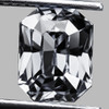 6x5 mm { 0.83 cts } Octagon Radiant Cut AAA Fire Titanium Gray Spinel Natural {Flawless-VVS}--AAA Grade