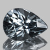 6.5x5 mm { 0.80 cts } Pear AAA Fire Natural Titanium Gray Spinel {Flawless-VVS}