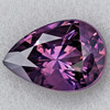 7x5 mm { 1.06 cts } Pear AAA Fire Intense Violet Spinel Natural {VVS}--AAA Grade