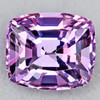 6x5.5 mm { 1.32 cts } Cushion Extreme Brilliancy AAA Vivid Lilac Purple Spinel Natural {Flawless-VVS}--AAA Grade