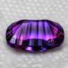 22x15 mm { 22.59 cts } Cushion Concave Cut Extreme Brilliancy Intense AAA Royal Purple Amethyst Natural {Flawless-VVS1}--AAA Grade