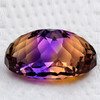 24x17 mm { 32.77 cts } Oval Concave Cut Extreme Brilliancy Natural Bi Color Ametrine {Flawless-VVS1}--AAA Grade
