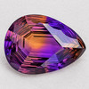 27x20 mm { 42.16 cts } Pear Precision Cut Extreme Brilliancy Natural Bi Color Ametrine {Flawless-VVS1}--AAA Grade