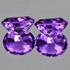 12x10 mm 2 pcs Oval Brilliant Cut AAA Fire Natural AAA Purple Amethyst {Flawless-VVS}--AAA Grade