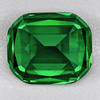 6x5.5 mm { 1.01 cts } Cushion AAA Fire Natural Emerald Green Tsavorite Garnet {VVS}