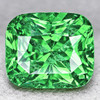 6x5 mm { 1.14 cts } Cushion Brilliant Cut Best AAA Neon Natural Chrome Green Tsavorite Garnet
