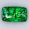 7x4.5 mm { 1.19 cts } Cushion Brilliant Cut AAA Neon Natural Emerald Green Tsavorite Garnet