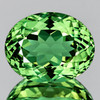 9x7.5 mm { 2.08 cts} Oval Brilliant Cut Extreme Brilliancy Natural Neon Green Apatite {Flawless-VVS}--AAA Grade