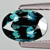 6.5x4.5 mm { 0.88 cts } Oval AAA Fire Intense Blue Green Sapphire Natural {Flawless-VVS}--AAA Grade