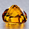 7.00 mm { 2.00 cts } Cushion Brilliant Cut Extreme Brilliancy Intense Golden Yellow Mali Garnet Natural {Flawless-VVS}--AAA Grade