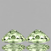 7x5 mm 2pcs Oval Brilliant Cut Extreme Brilliancy Light Canary Green Tourmaline Natural {Flawless-VVS}--AAA Grade