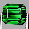 8x6 mm { 2.58 cts } Octagon Emerald Cut AAA Neon Intense Chrome Green Tourmaline Natural {Flawless-VVS}--AAA Grade