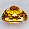 8x6.5 mm { 2.75 cts} Cushion Brilliant Cut Extreme Brilliancy Best AAA Yellow Zircon Natural {Flawless-VVS1}--AAA Grade