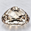 8x7 mm { 3.11 cts} Cushion Brilliant Cut Extreme Brilliancy Natural Bright Champagne Zircon {Flawless-VVS1}--AAA Grade