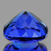 8.00 mm { 2.07 cts } Cushion Brilliant Cut Extreme Brilliancy D Block Intense Purple Blue Tanzanite Natural {Flawless-VVS1}--Premium Grade