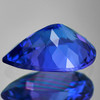 10x7 mm { 1.82 cts} Pear Brilliant Cut AAA Fire D Block Blue Tanzanite Natural {Flawless-VVS1}--AAA Grade--FREE CERTIFICATE