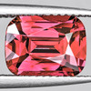 8x6 mm { 1.77 cts} Cushion Extreme Brilliancy Best Padparadscha Pink Rhodolite Garnet Natural {Flawless-VVS}--AAA Grade