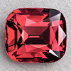 7x6.5 mm { 1.94 cts} Cushion Extreme Brilliancy AAA Padparadscha Rhodolite Garnet Natural {Flawless-VVS}--AAA Grade