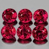 2.80 mm 6 pcs Round AAA Fire Intense AAA Pink Red Burma Ruby Natural {VVS}--AAA Grade