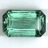 6x4 mm { 0.56 cts } Octagon Emerald Cut AAA Neon Natural Green Emerald