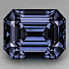 7x5 mm { 1.35 cts } Octagon Emerald Cut AAA Neon Titanium Blue Spinel Natural {Flawless-VVS}--AAA Grade