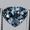 6.50 mm Heart AAA Fire Titanium Blue Spinel Natural {Flawless-VVS}--AAA Grade