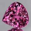 6.50 mm { 1.05 cts } Heart AAA Fire Intense Red Pink Spinel Natural {Flawless-VVS}--AAA Grade