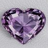 7.50 mm { 1.26 cts } Heart AAA Fire AAA Purple Spinel Natural {Flawless-VVS}--AAA Grade