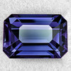 7.5x5.5 mm { 1.53 cts } Octagon Emerald Cut Best AAA Neon Intense Blue Spinel Natural {Flawless-VVS}--AAA Grade